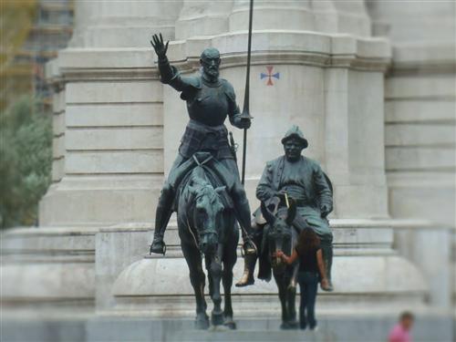 Don Quichotte de la Mancha, Madrid, Espagne 